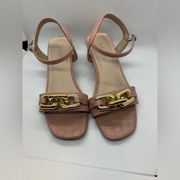 London Rag Women's Pink Ankle Strap Sandals size 9 - Picture 3 of 15